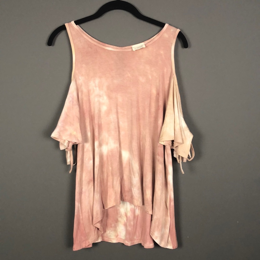 Caution To The Wind l Urban Blush Tie Dye Top